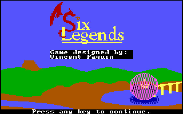 Six Legends MS-DOS style