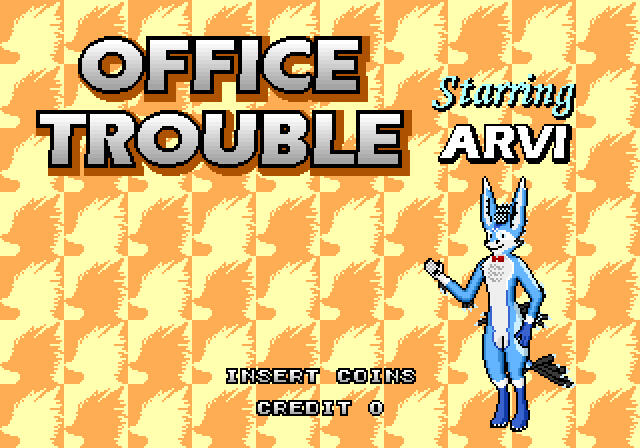 Office Trouble Starring Arvi concept art